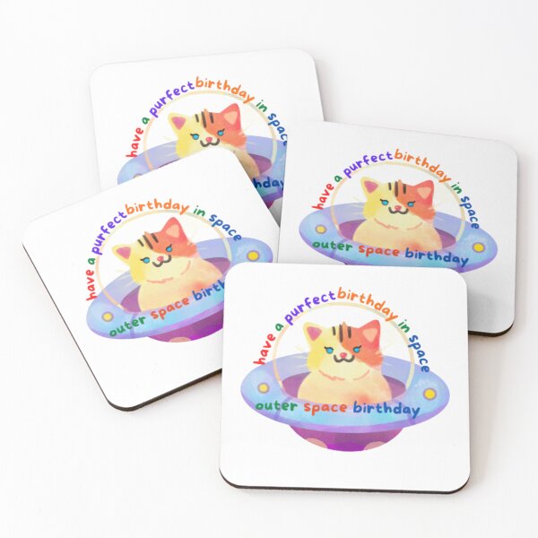 Item preview, Kitty's Birthday in Space designed and sold by Benlaniboutique.