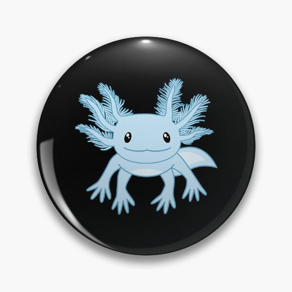 Artikelvorschau, Blauer Kawaii Axolotl süß entworfen und verkauft von xmjajd.