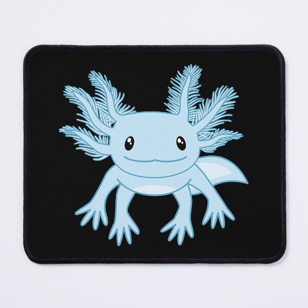 Item preview, Blue Kawaii Axolotl Cute designed and sold by xmjajd.