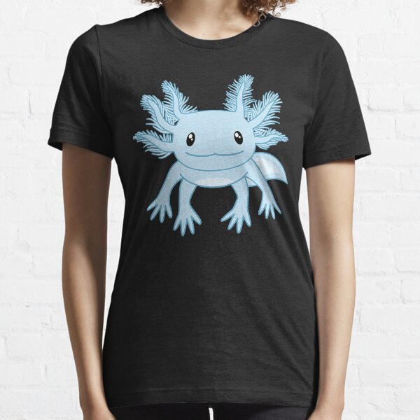 Vista previa del artículo con la obra «Axolotl azul kawaii lindo», diseñado y vendido por xmjajd.