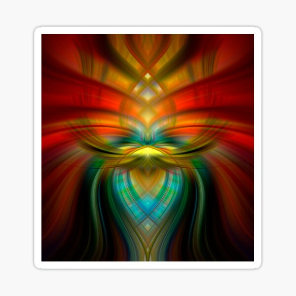 Fire and Ice Sticker