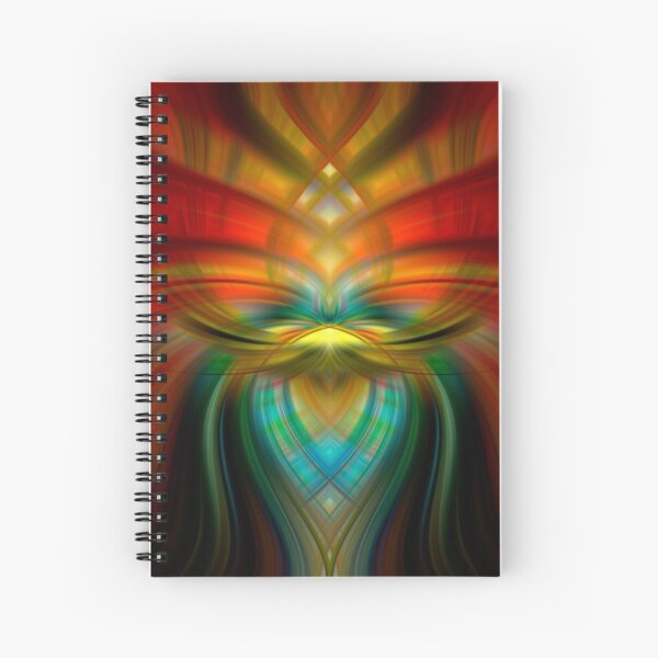 Fire and Ice Spiral Notebook
