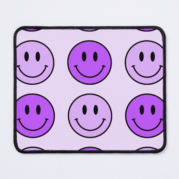 Item preview, Purple Smiley Face Pattern designed and sold by q-carroll.