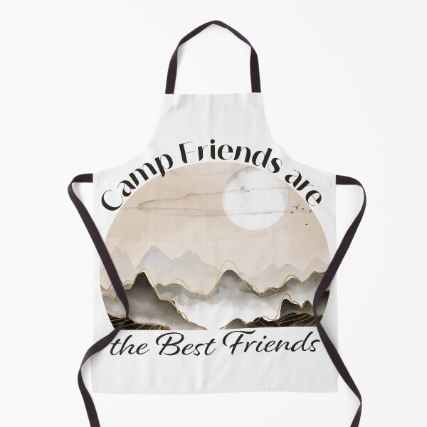 Item preview, Camp Friends are the Best Friends - Beige Mountains designed and sold by Unaiza Khalid.