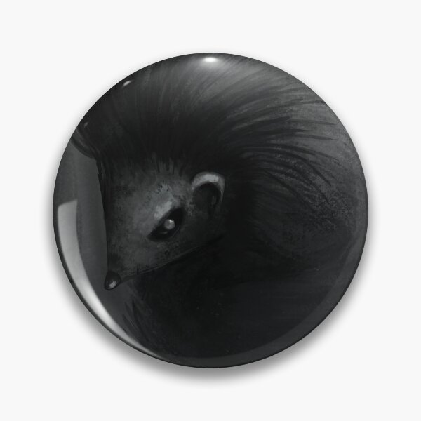 Item preview, Sleeping hedgehog - gothic hedgehog art designed and sold by Katie Beardmore.