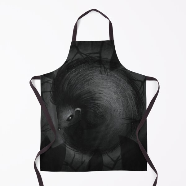 Item preview, Sleeping hedgehog - gothic hedgehog art designed and sold by Katie Beardmore.