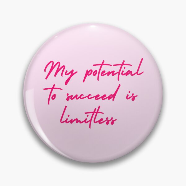 Item preview, My potential to succeed is limitless - positive affirmation designed and sold by PausePapote.