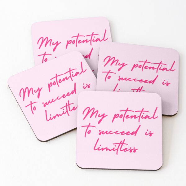Item preview, My potential to succeed is limitless - positive affirmation designed and sold by PausePapote.
