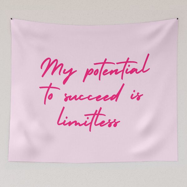Item preview, My potential to succeed is limitless - positive affirmation designed and sold by PausePapote.