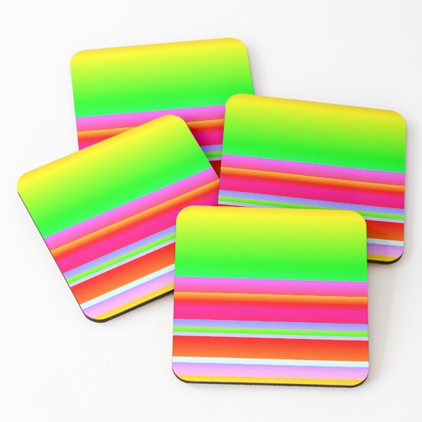 Item preview, Bright summer color palette striped (summer style) designed and sold by lausn.