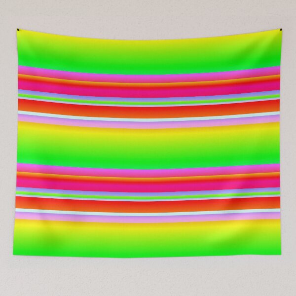 Item preview, Bright summer color palette striped (summer style) designed and sold by lausn.