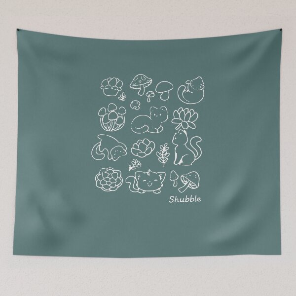 Item preview, Shubble merch cats and plants designed and sold by lehoansmh.