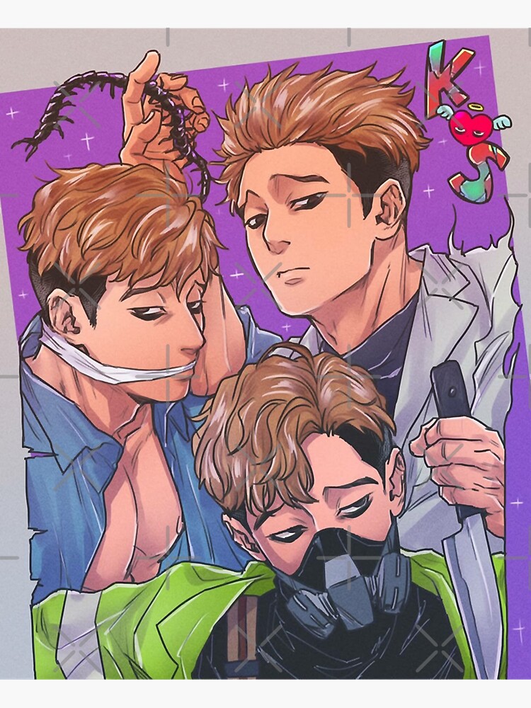 Picture Yoon Bum Art Killing Stalking Anime Gifts Idea Greeting