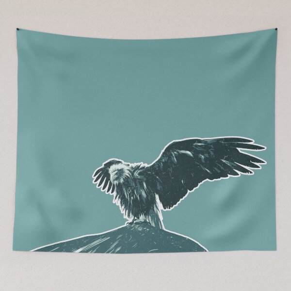 Item preview, Bald Eagle Spreading Wings Aged Illustration designed and sold by boholoc0.