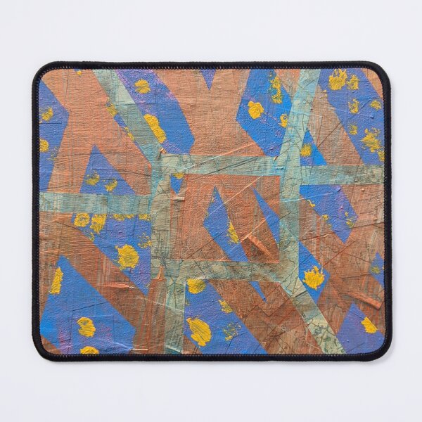 Item preview, Blue and Gold Map designed and sold by MaryLOwen85.