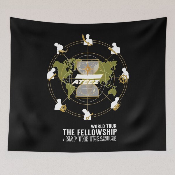Item preview, Music Vintage Retro Ateez The Fellowship Map The Treasure Vintage Photograp designed and sold by JadeMckay083.