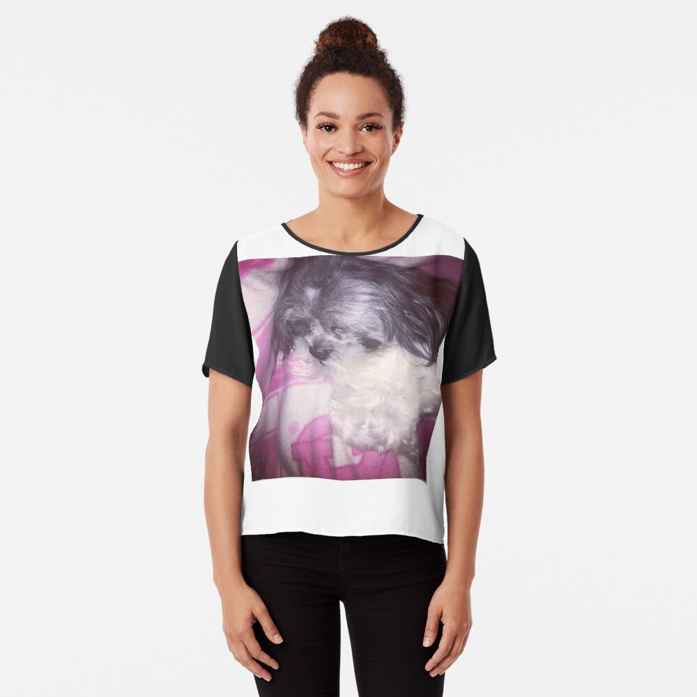 Puppy Love Chiffon Top
