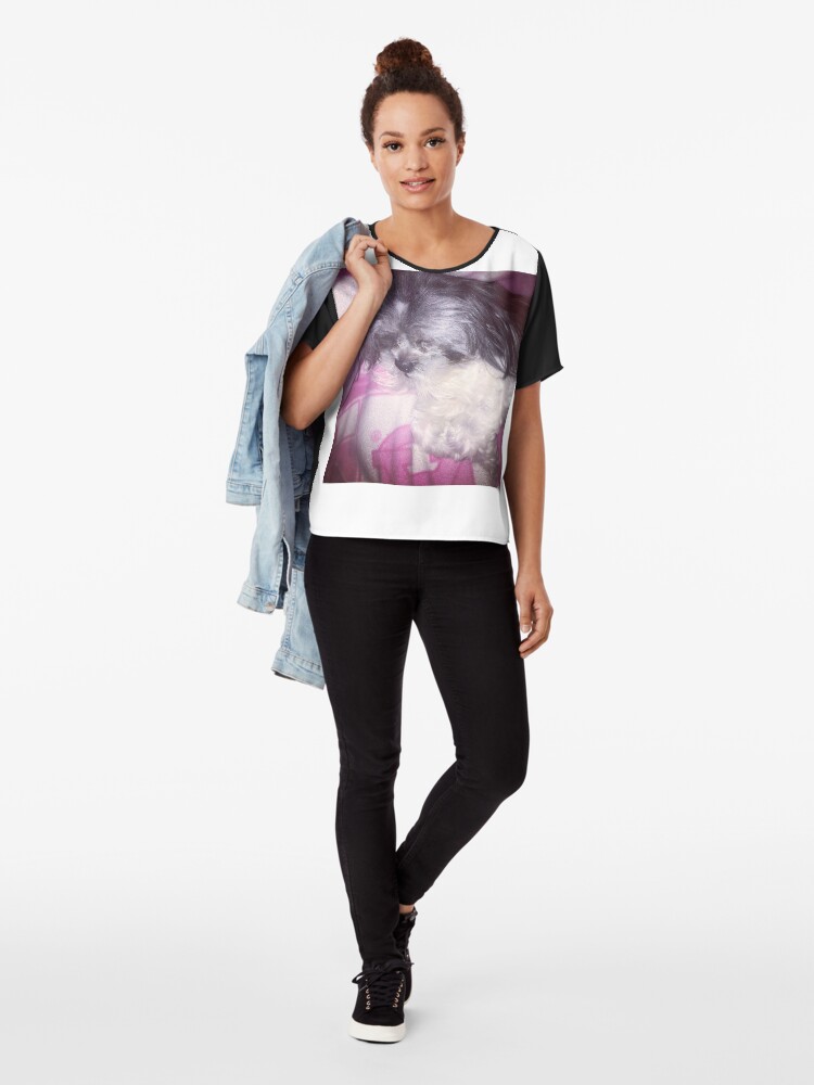 Alternate view of Puppy Love Chiffon Top