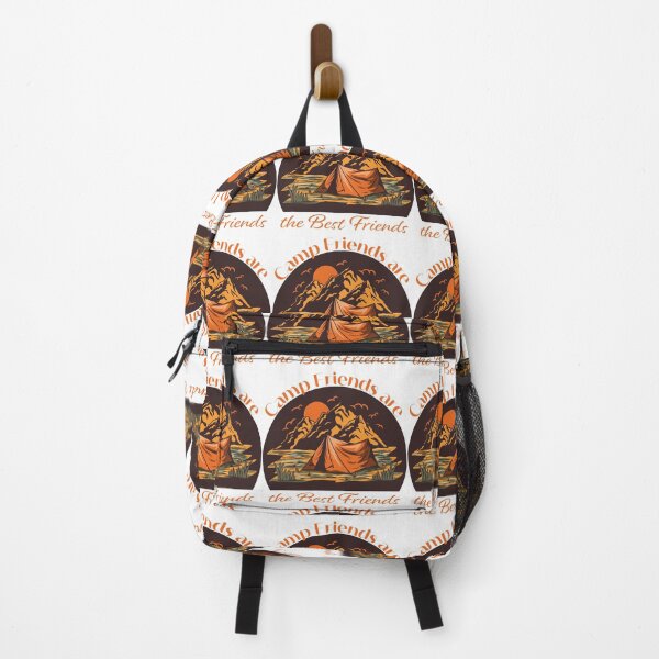Item preview, Camp Friends are the Best Friends - Beige Mountains designed and sold by Unaiza Khalid.