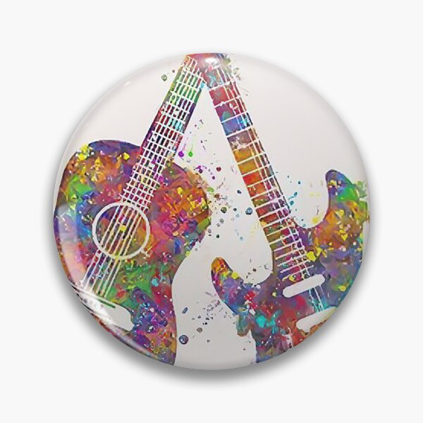 Item preview, Colourfull Guitar Couple art designed and sold by toniobnd51.