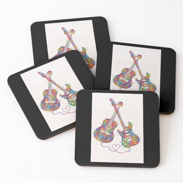 Item preview, Colourfull Guitar Couple art designed and sold by toniobnd51.