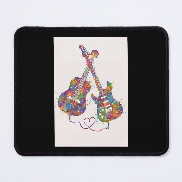 Item preview, Colourfull Guitar Couple art designed and sold by toniobnd51.