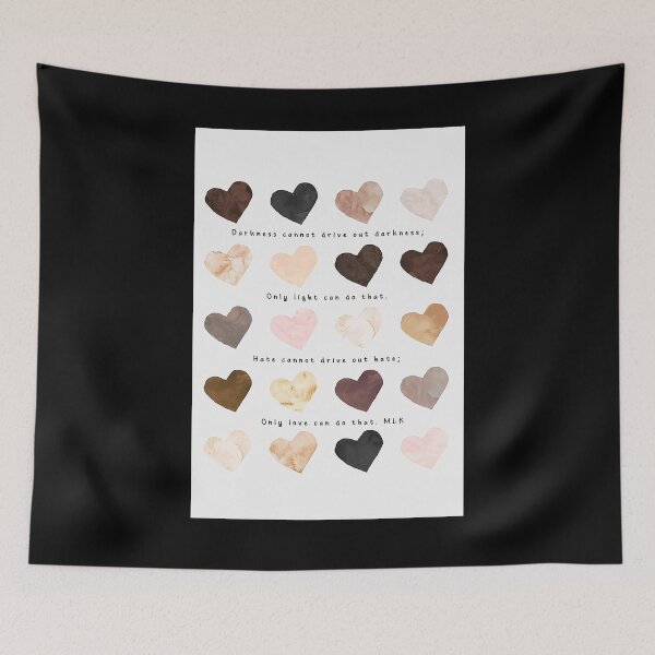 Item preview, Darkness Cannot Drive Out Darkness Hearts art designed and sold by cevyl49.