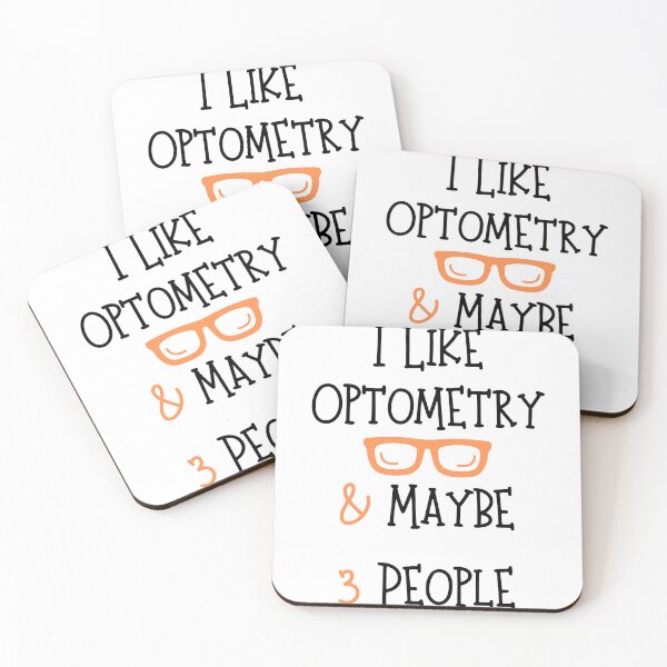 Item preview, I Like Optometry & Maybe 3 People Funny T-shirt men gift women gift designed and sold by InnovantDesigns.