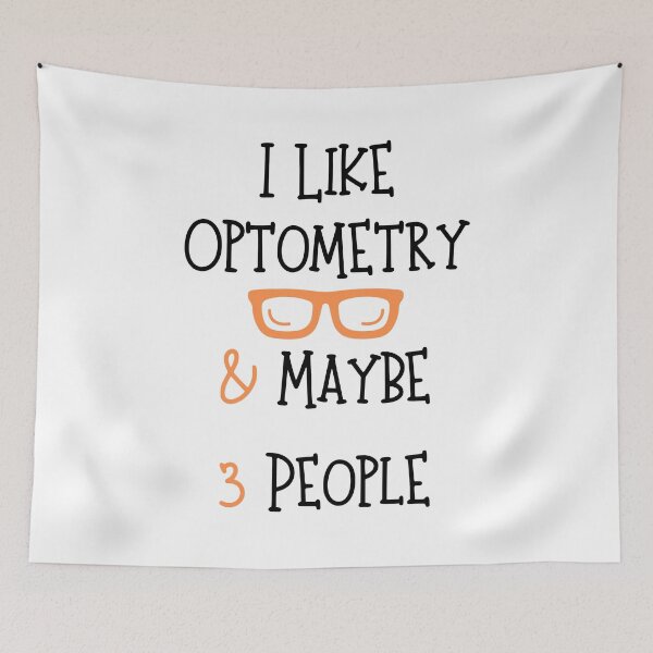 Item preview, I Like Optometry & Maybe 3 People Funny T-shirt men gift women gift designed and sold by InnovantDesigns.