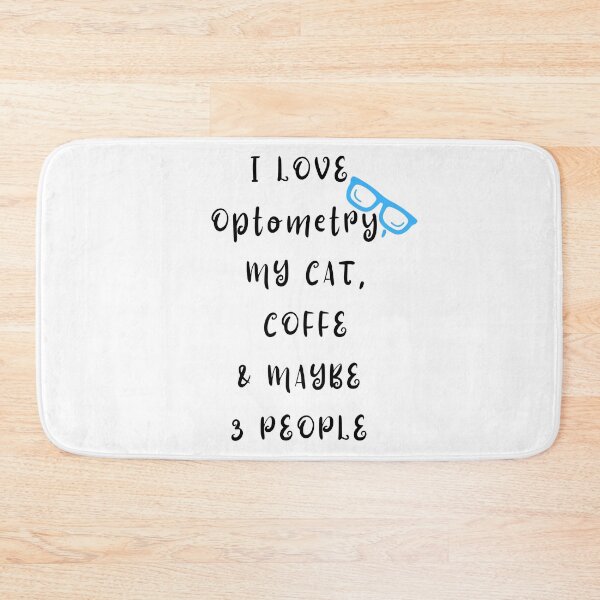 Item preview, I LOVE Optometry, MY CAT , COFFE Funny T-shirt men gift women gift designed and sold by InnovantDesigns.