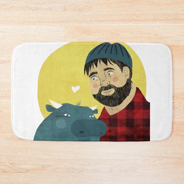 Item preview, Paul Bunyan + Babe the blue Ox designed and sold by Mashimashistore.