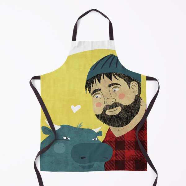 Item preview, Paul Bunyan + Babe the blue Ox designed and sold by Mashimashistore.