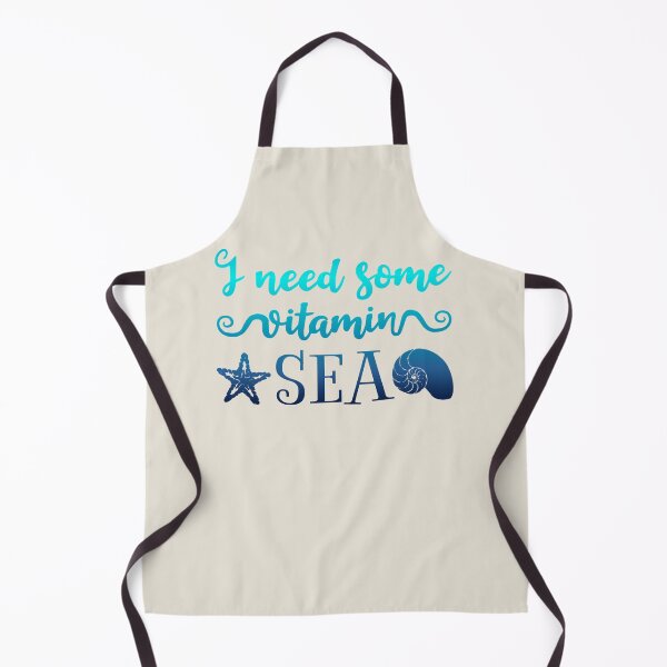 Item preview, I Need Some Vitamin Sea Cool Blue Ombre Text Summer Ocean Text Design designed and sold by TrulyEpoque.