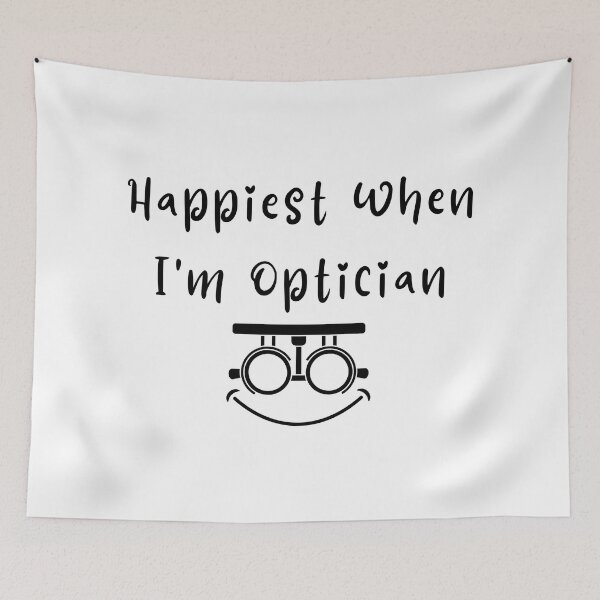 Item preview, Happiest When I'm Optician Funny T-shirt men gift women gift designed and sold by InnovantDesigns.