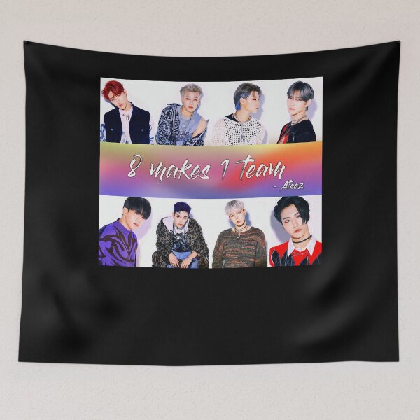 Item preview, My Favorite People Makes Team Light Blue Ateez Music Vintage designed and sold by JadeMckay083.
