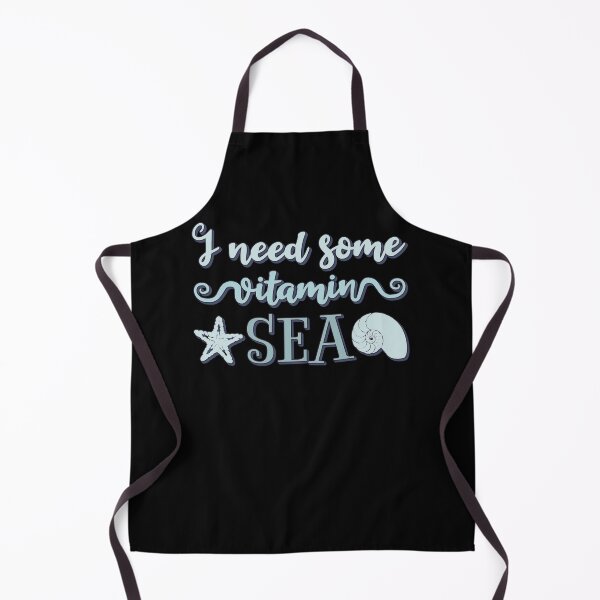Item preview, I Need Some Vitamin Sea Cool Pastel Blue Text Summer Ocean Text Design designed and sold by TrulyEpoque.