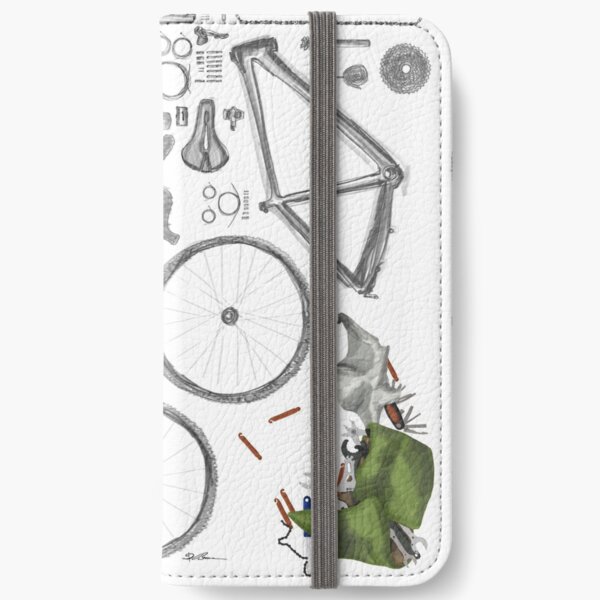 Bike's flatlay iPhone Flip-Case