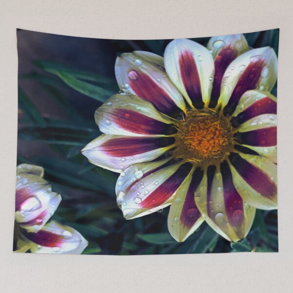 Item preview, Wet Stripy Flowers designed and sold by Geoff Treagus.