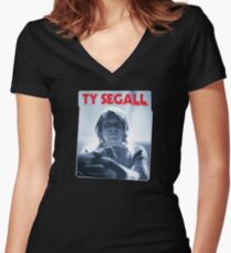Ty Segall Women's Fitted V-Neck T-Shirt