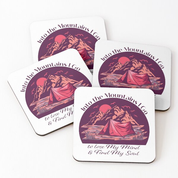 Item preview, Into the Mountains I go to lose my mind and find my soul - Purple designed and sold by Unaiza Khalid.