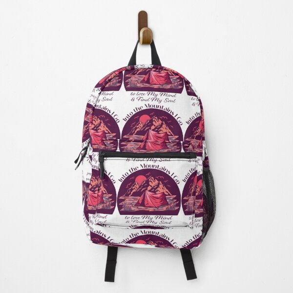 Item preview, Into the Mountains I go to lose my mind and find my soul - Purple designed and sold by Unaiza Khalid.