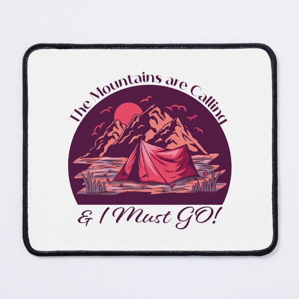 Item preview, The Mountains are Calling & I must go - Purple designed and sold by Unaiza Khalid.