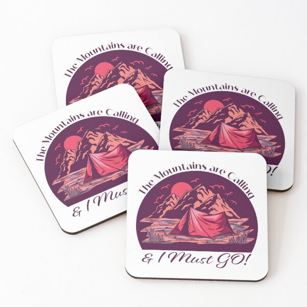 Item preview, The Mountains are Calling & I must go - Purple designed and sold by Unaiza Khalid.