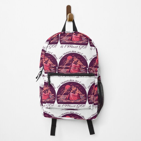 Item preview, The Mountains are Calling & I must go - Purple designed and sold by Unaiza Khalid.