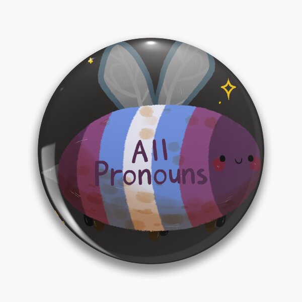 Item preview, Gender Non-Conforming All Pronouns Bee designed and sold by Smoltsuki.