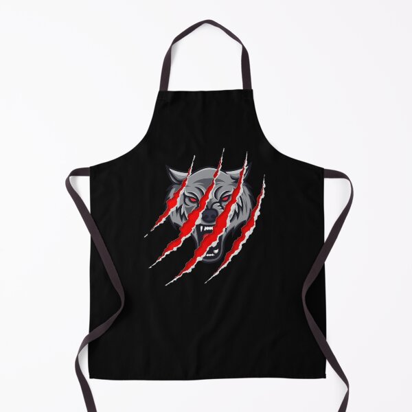 Item preview, angry wolf claws. red wolf claws. werewolf shirt and sticker designed and sold by haideralibhai.