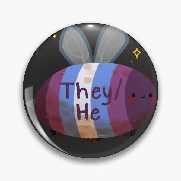 Item preview, Gender Non-Conforming they/he Bee designed and sold by Smoltsuki.