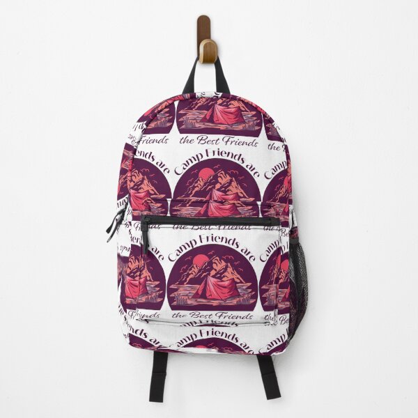 Item preview, Camp Friends are the Best Friends - Purple Mountains designed and sold by Unaiza Khalid.