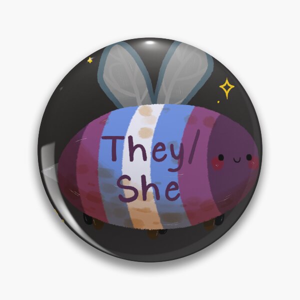 Item preview, Gender Non-Conforming they/she Bee designed and sold by Smoltsuki.
