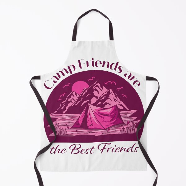 Item preview, Camp Friends are the Best Friends - Pink Mountains designed and sold by Unaiza Khalid.